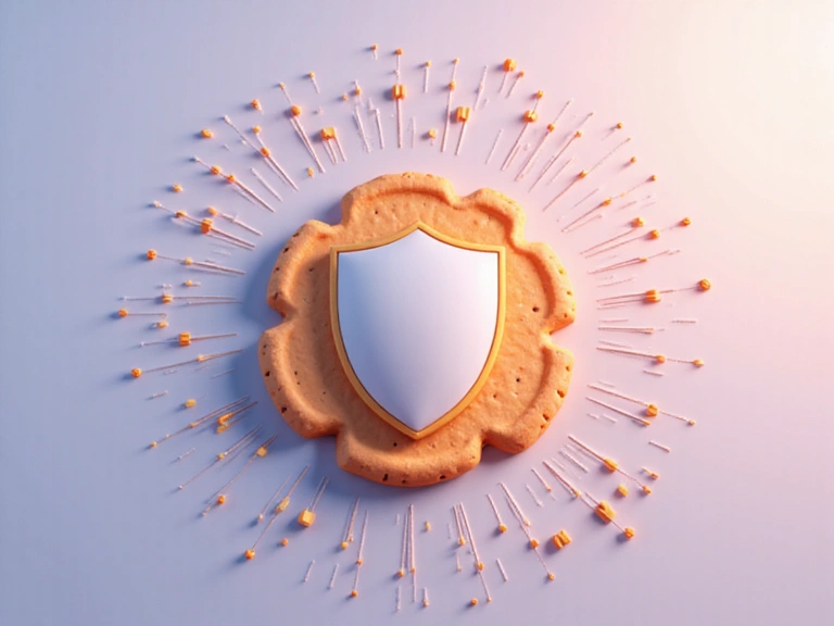 Illustration of browser cookies and data privacy